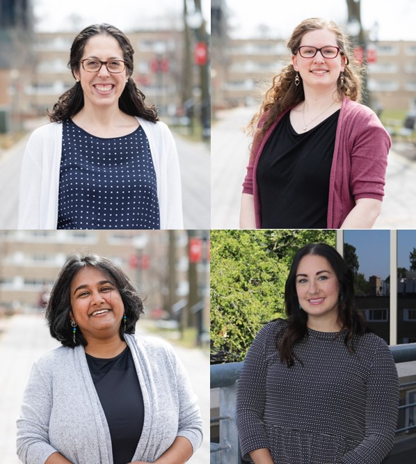 Clockwise from top left: Lindsay Wexler, Susan Kempinger, Shelly Galasso and Chandreyee Mitra.
