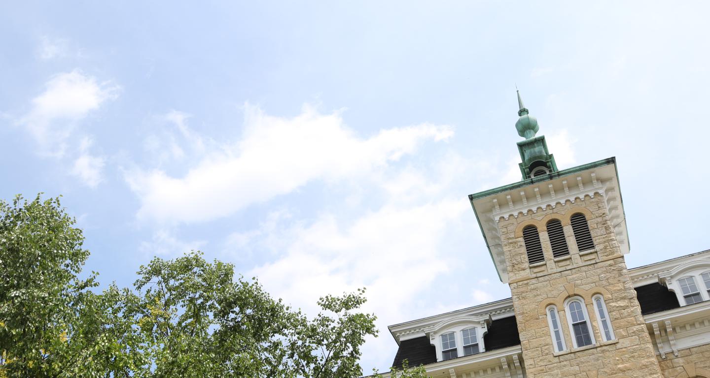 north central college old main tower