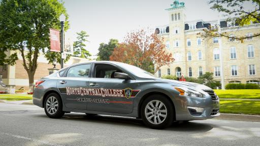 campus safety car on campus