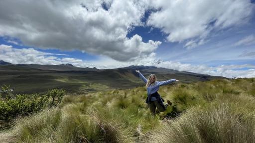 Student in the Scottish Highlands