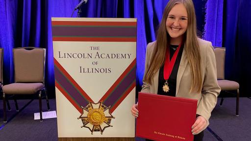 North Central College student Erica Johnson